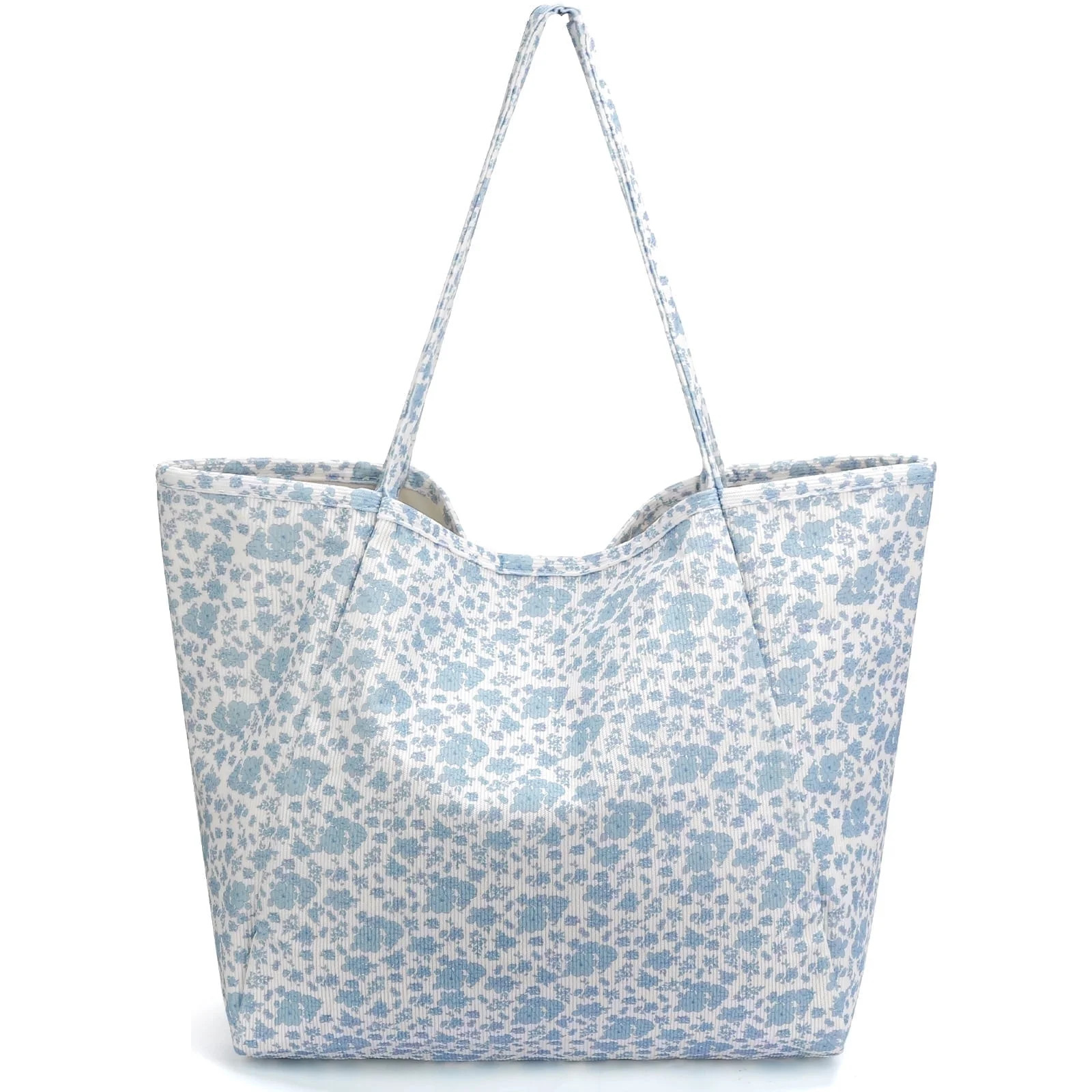 Gocvo Corduroy Tote Bag, Extra Large Tote Bag for Women, Soft and Lightweight Lady Handbags for T... | Walmart (US)