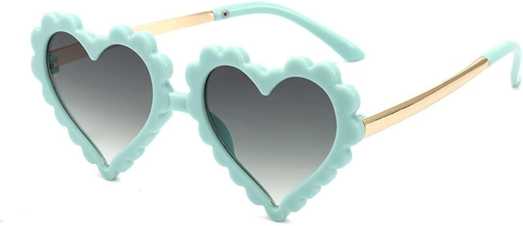 OZPYKAE Girl Heart Sunglasses,Fashion Cute Glasses UV Protection Outdoor Girl Heart Shaped Sunglasse | Amazon (US)