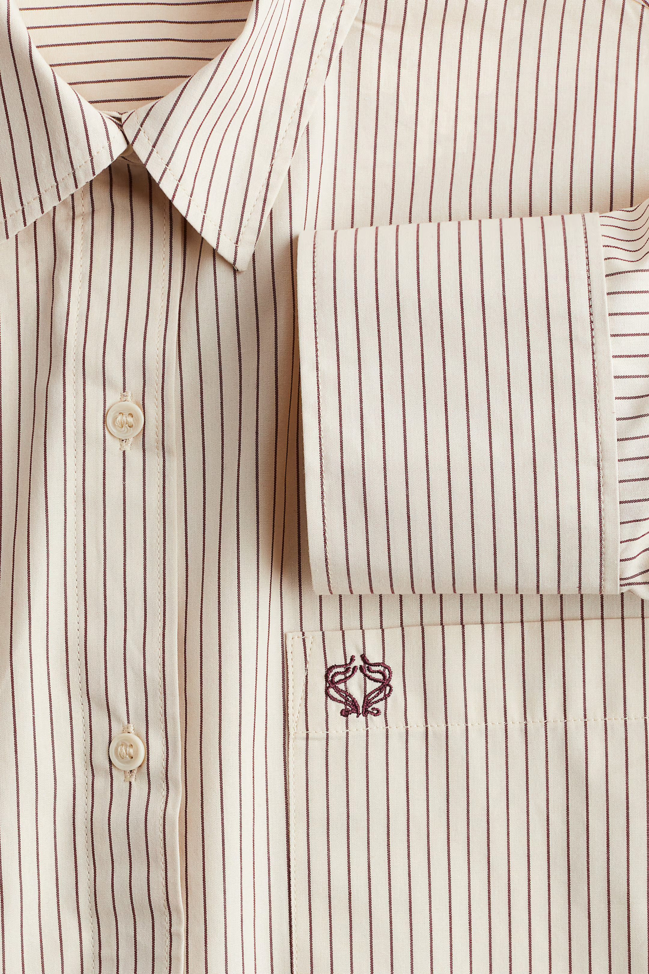 Oversized cotton shirt | H&M (UK, MY, IN, SG, PH, TW, HK)