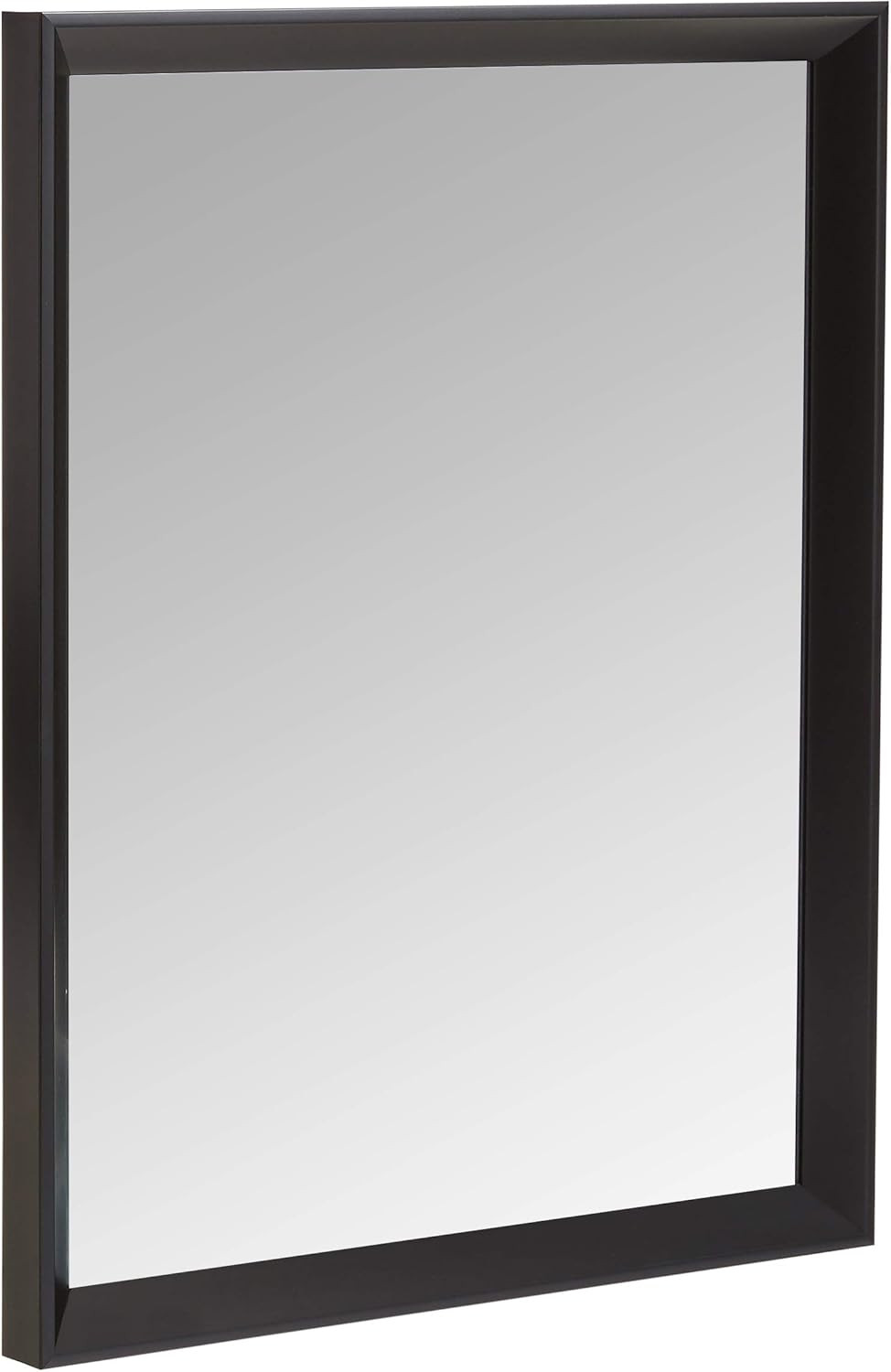 Amazon Basics Rectangular Wall Mount Mirror With Peaked Trim, Black, 16 x 20 inch | Amazon (US)