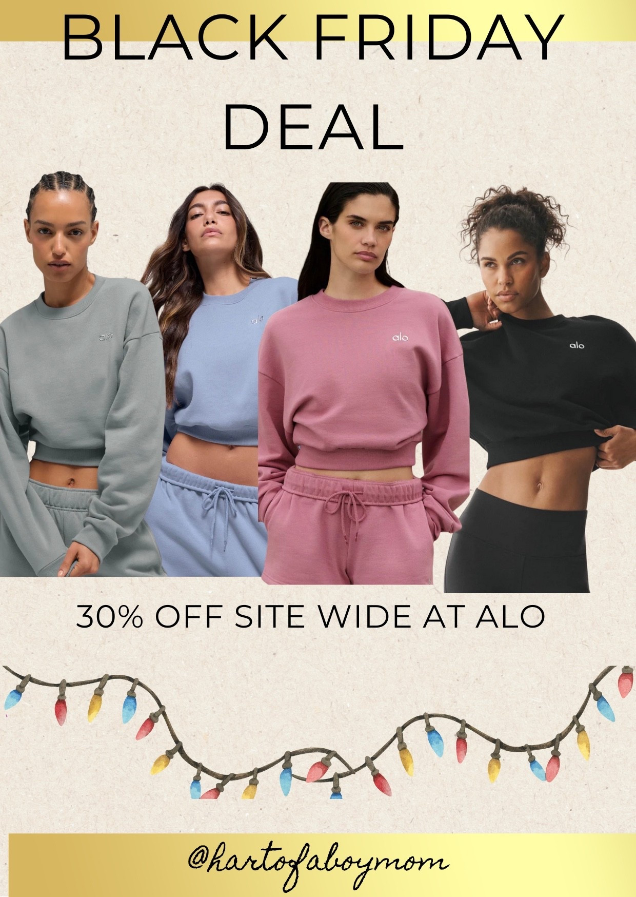 Black Friday at Alo! 30% off site wide! 



#LTKCyberWeek #LTKGiftGuide #LTKHoliday