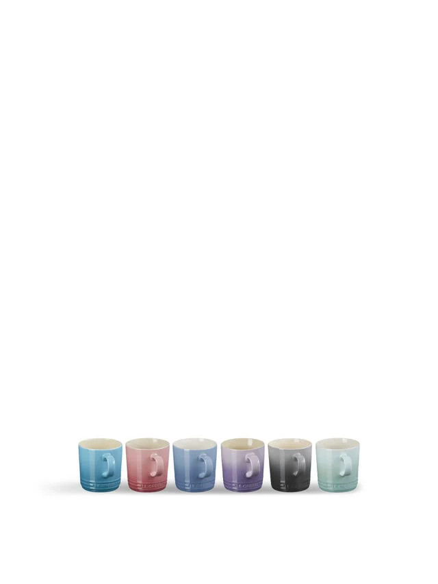 Assorted Le Creuset Set of 6 Pastel Mugs 350ml | Fenwick | Fenwick