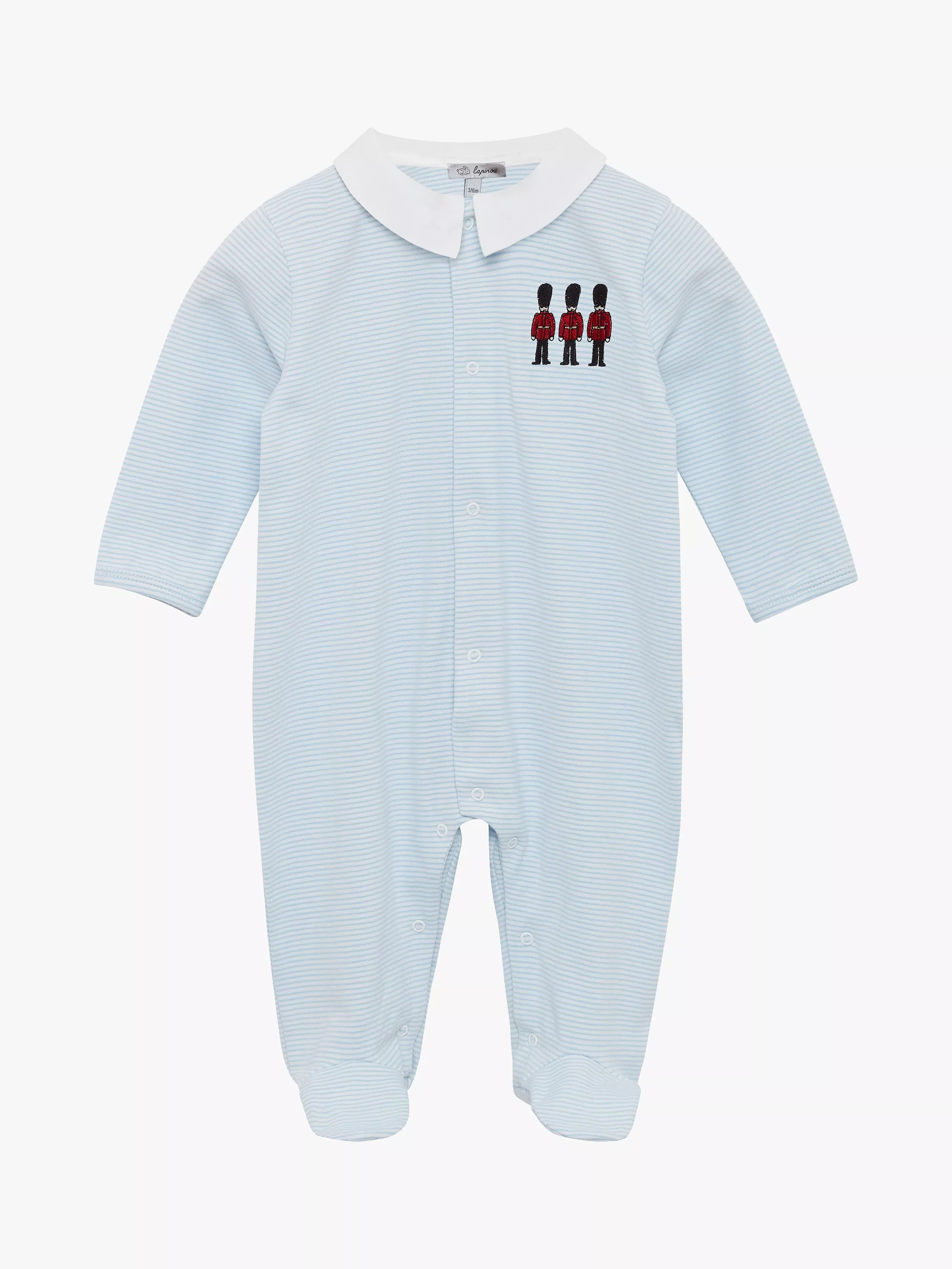 Trotters Lapinou Baby Hugo Organic Cotton Jersey Bodysuit | John Lewis (UK)
