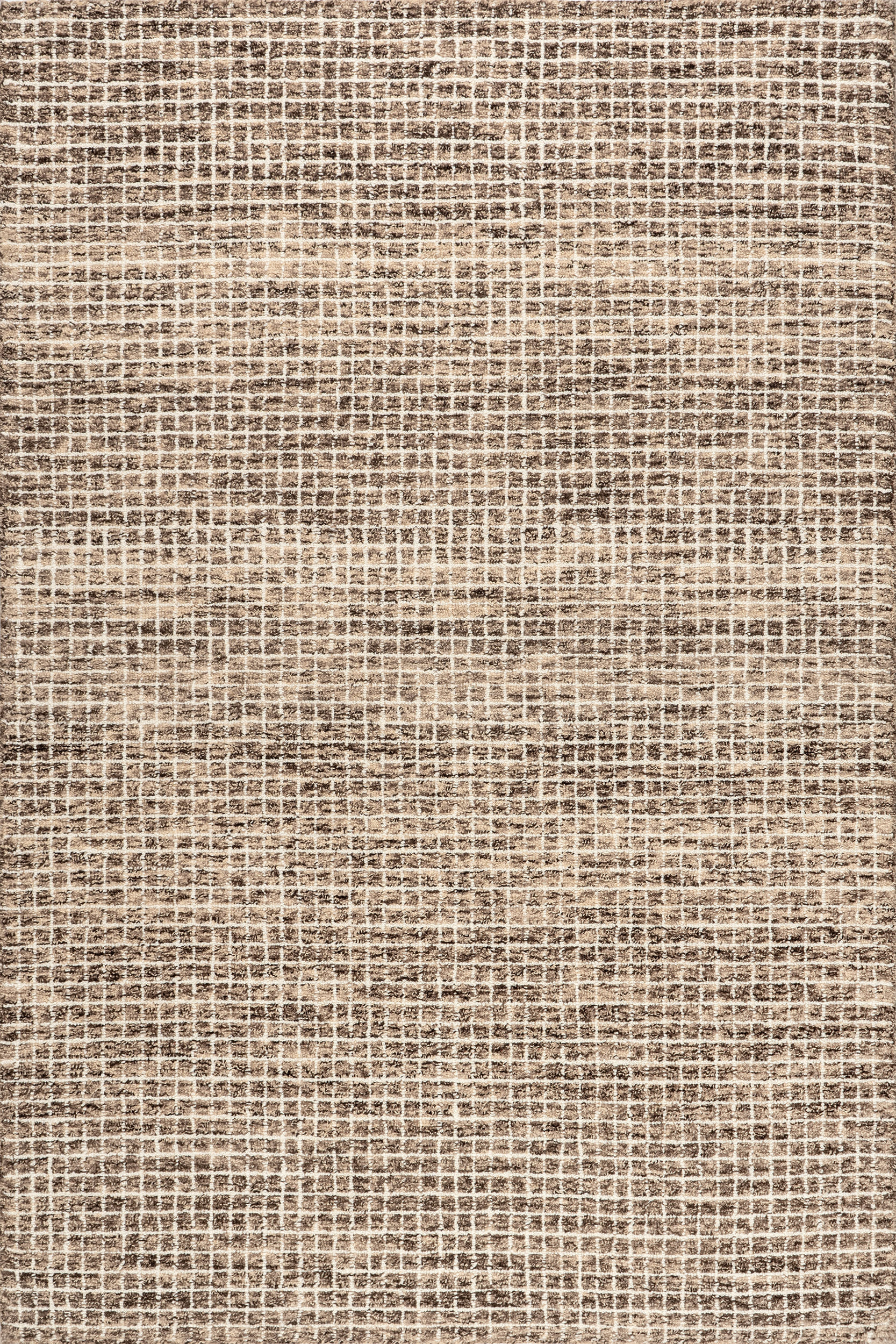 Brown Melrose Checked 10' x 14' rug | Rugs USA