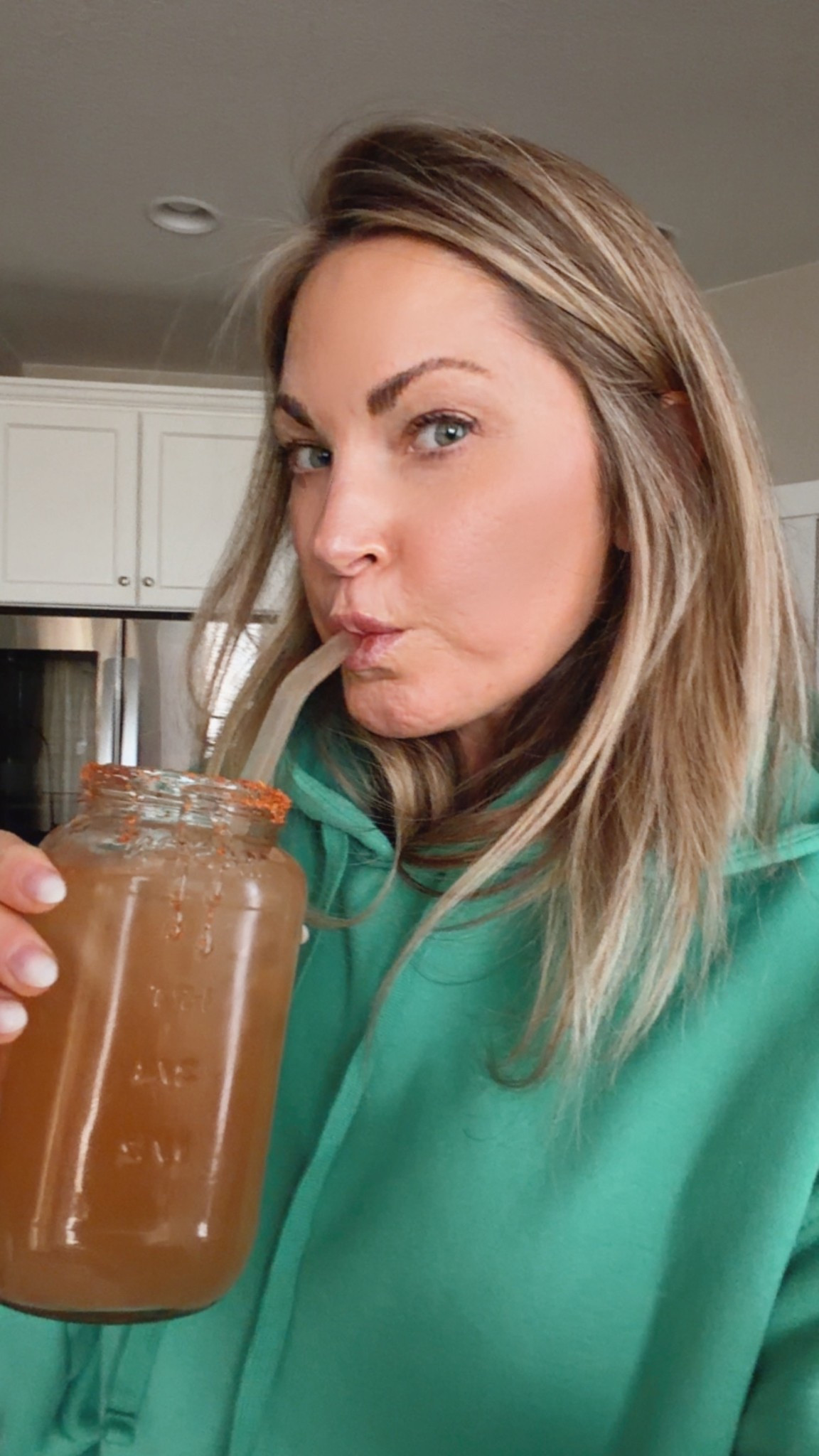 Spicy marg kombucha!! Plus a fun spring hoodie and matching shorts 

#LTKdayinmylife #LTKActive #LTKOver40