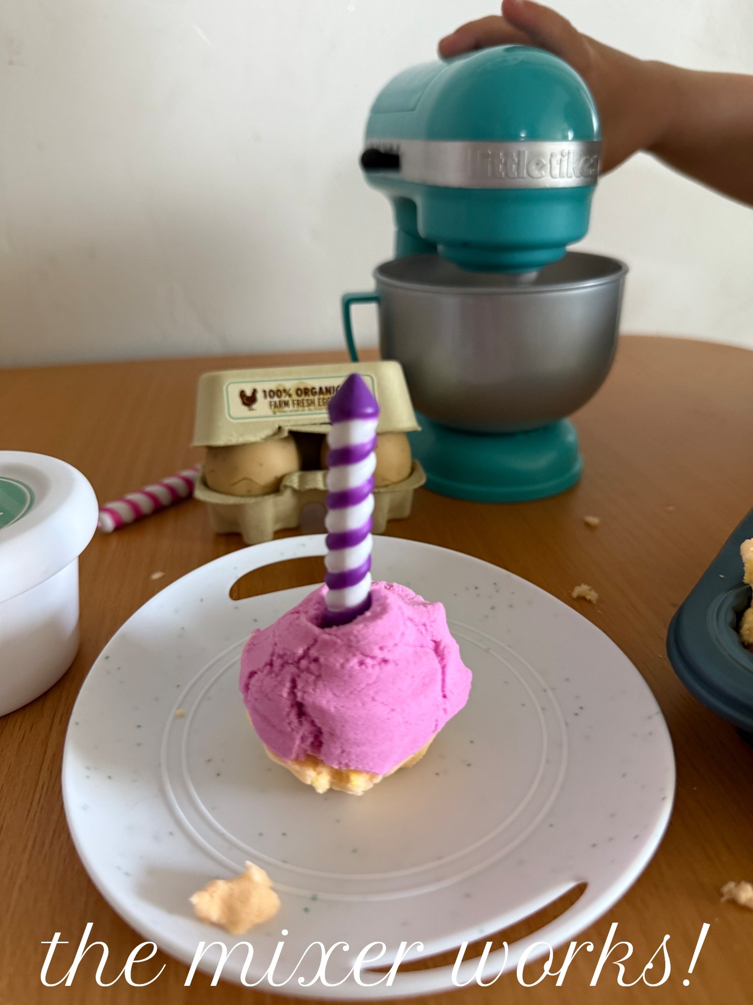 Whip up pretend treats with the Little Tikes Bakery Play Kit! This sensory play set features their signature no dry sand and even includes a working mixer for extra interactive fun. It’s the perfect setup for toddlers who love imaginative baking without the mess. A must-have for creative indoor play!

#LTKFindsUnder50 #LTKParties #LTKKids