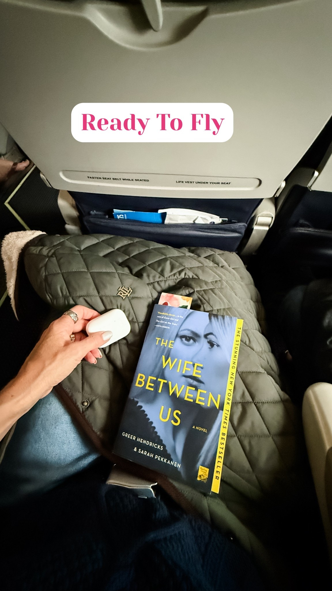 Good book + music… 🎶 I’m ready to fly

#LTKTravel