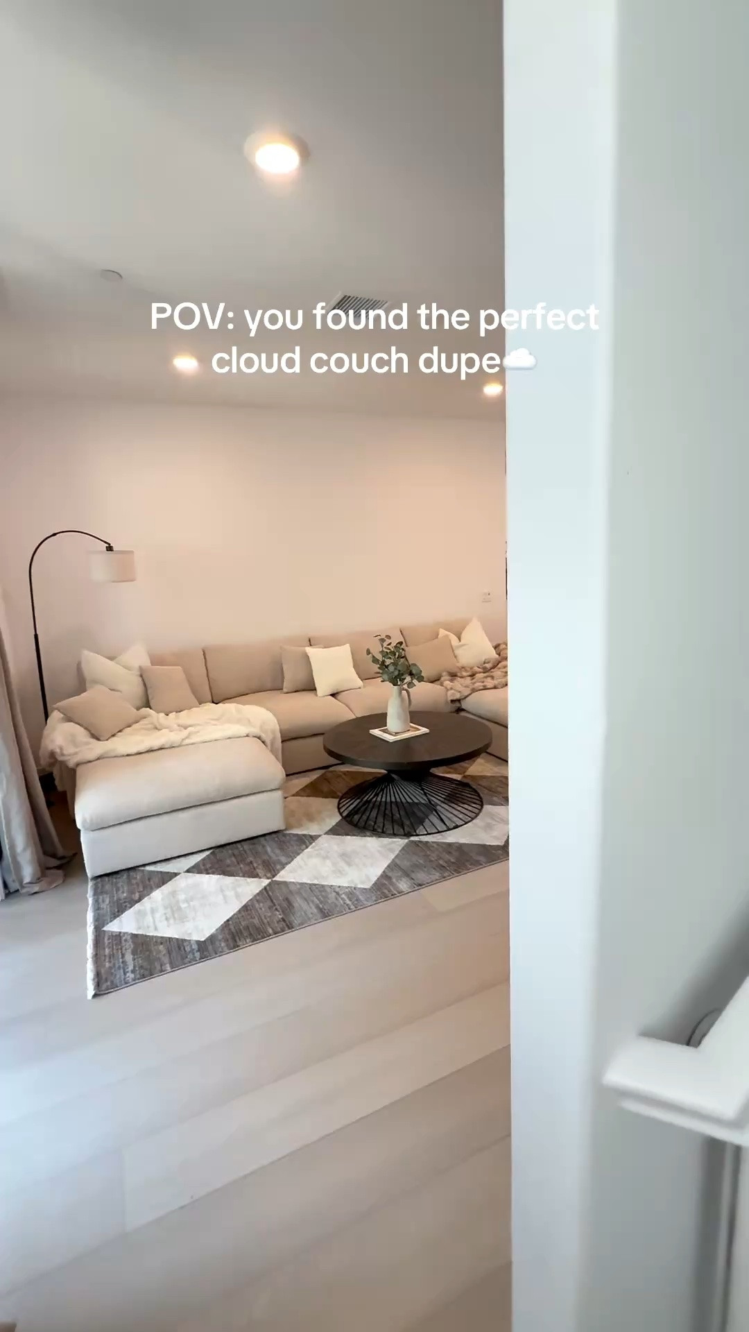 perfect cloud couch dupe☁️ 

#cloudcouch #cloudcouchdupe 
#cloudcouchdupes #livingroom #neutralaesthetic

Cloud couch dupe, affordable cloud couch, living room decor, neutral living room, cloud couch sectional, comfy couch

#LTKHome