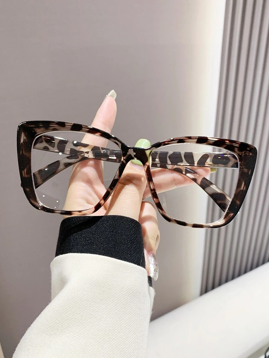 Unisex Cat Eye Computer/Gaming/TV/Phone Anti-Fatigue & Glasses, Plastic Eyeglass Frames, Fashion ... | SHEIN