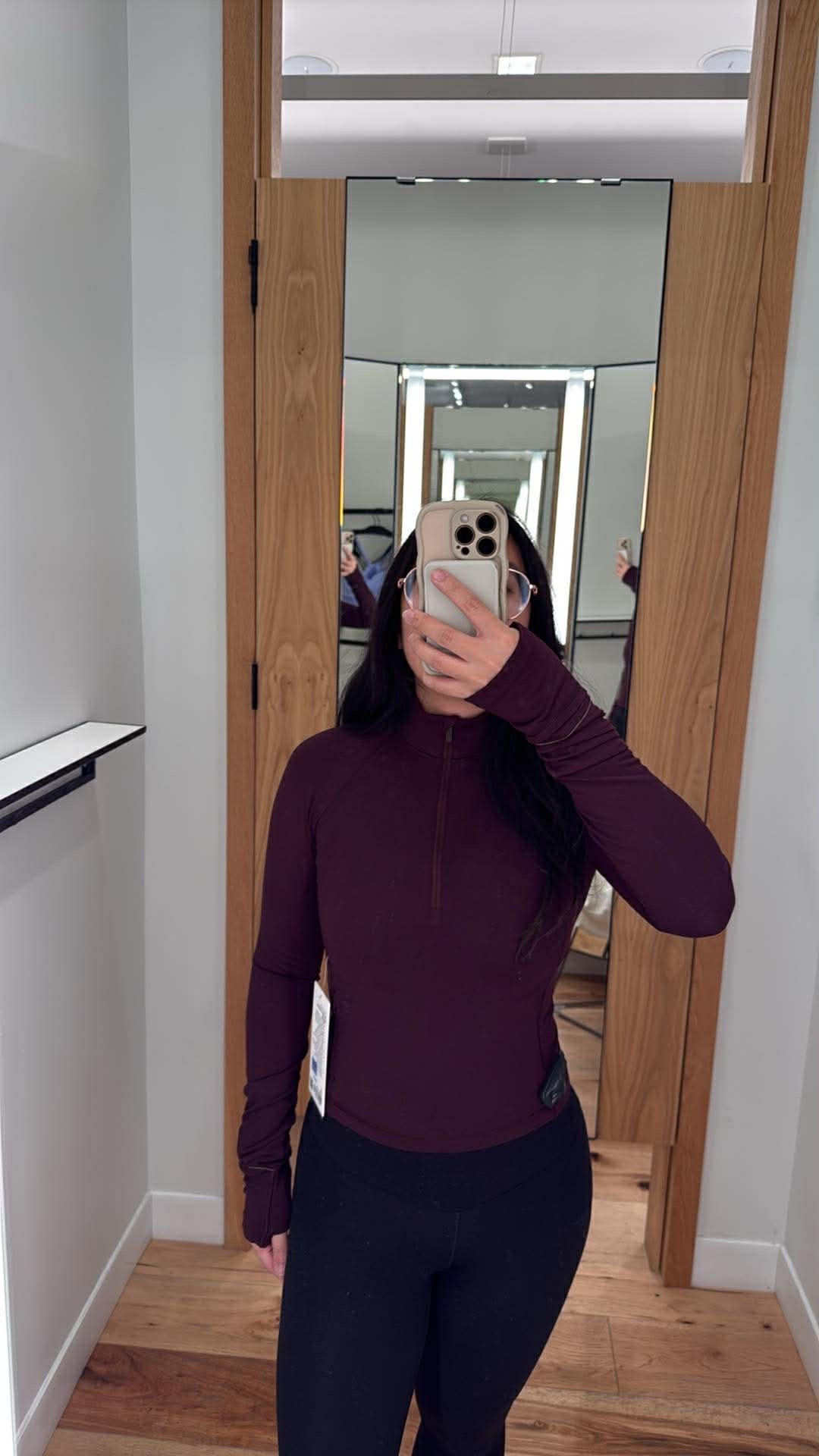 Got this Rulu Cropped Half Zip in Black Plum during lululemon’s year end sale!

Wearing size XS.

#LTKSaleAlert #LTKPetite #LTKActive
