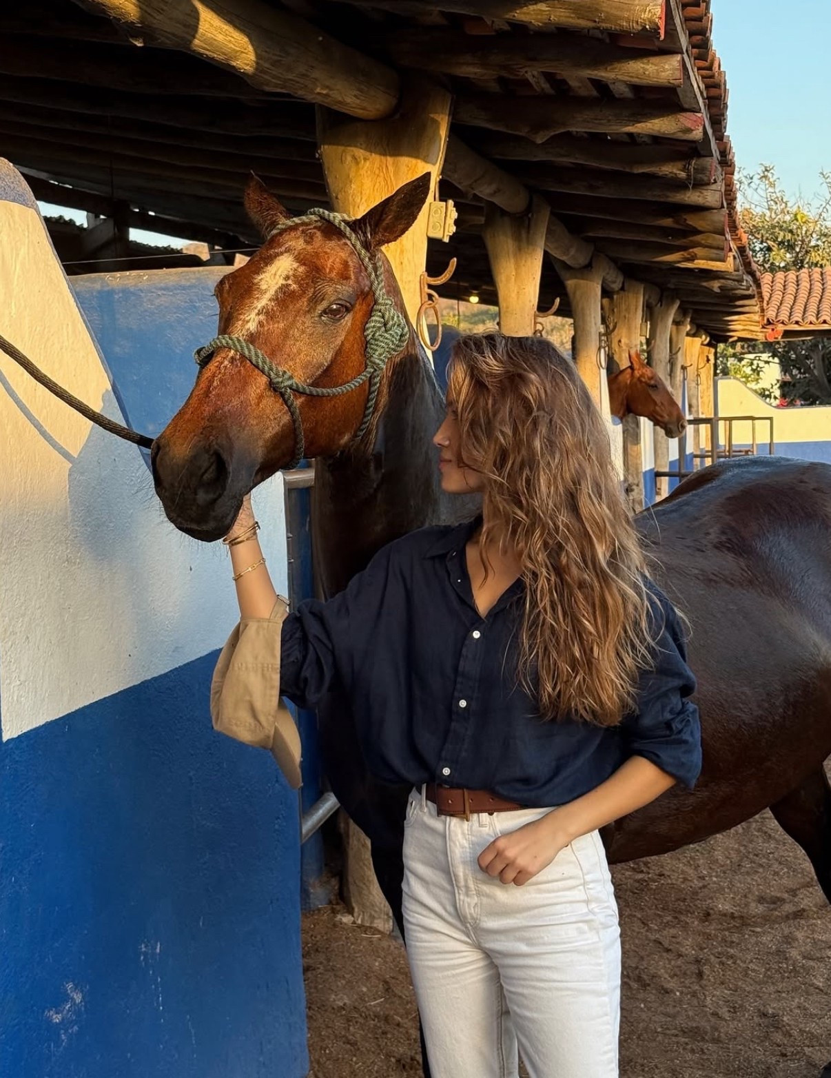 A holiday evening ride on the beach 🐎 a classic timeless chic look, navy linen shirt with Abercrombie white jeans and Mango brown suede boots

#LTKstyletip #LTKspring #LTKtravel