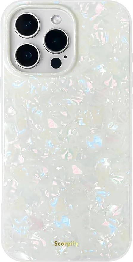 SCORPIFY for iPhone 16 Pro Case [Compatible with MagSafe] with Colorful Pearl Iridescent Design, ... | Amazon (US)