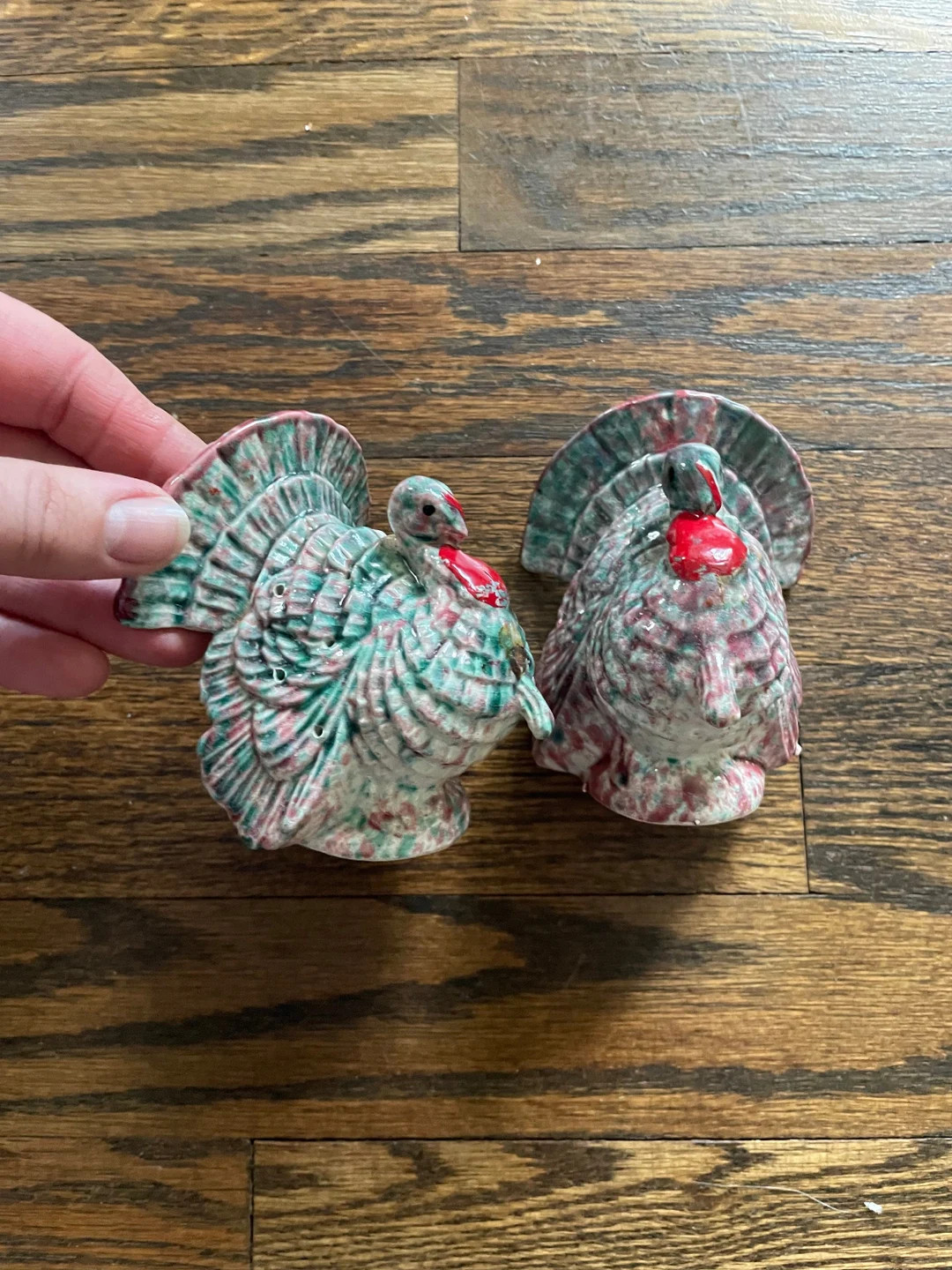 Vintage Ceramic Turkey Salt and Pepper Shakers - Etsy | Etsy (US)