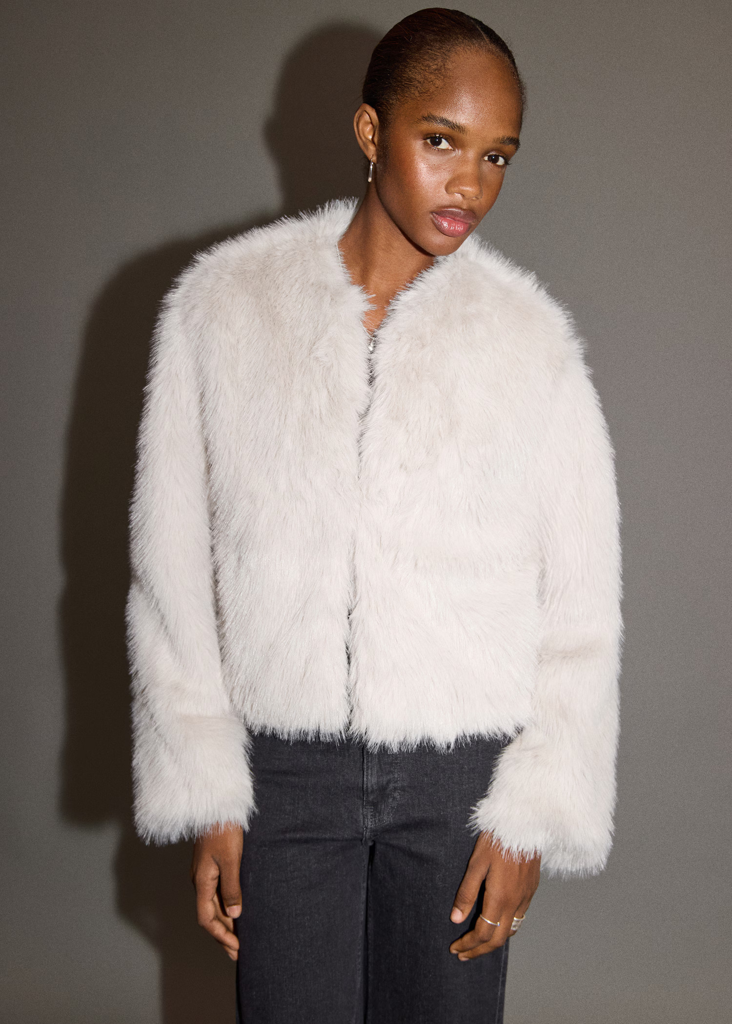 Fur-effect coat | Mango (US/MX/AU)