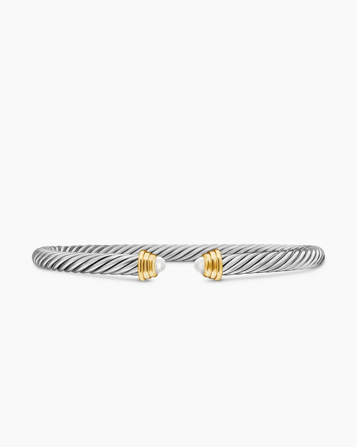 David Yurman | Cable Kids Bracelet in Sterling Silver with 14K Yellow Gold, 4mm | David Yurman