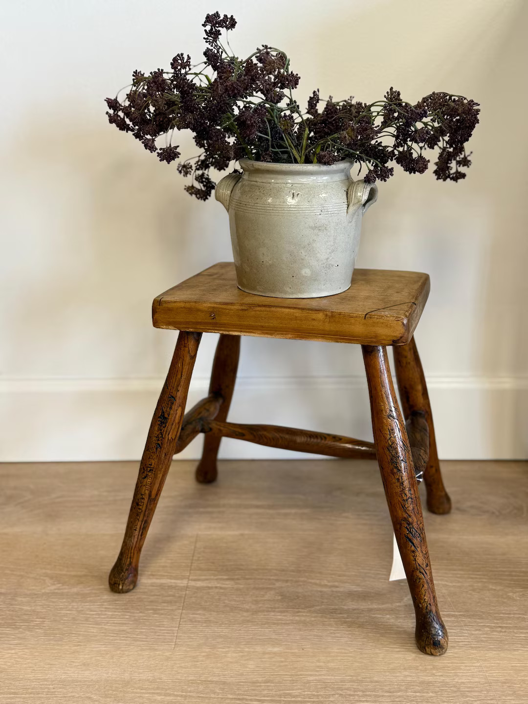 Antique English Wood Stool - Etsy | Etsy (US)