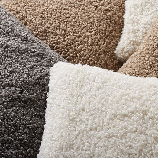 Cozy Faux Shearling Pillow Cover | West Elm (US)