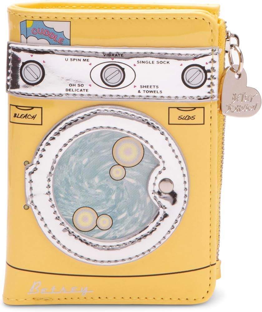 Betsey Johnson Spin Me Bifold Wallet, Yellow | Amazon (US)