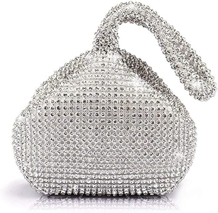 Jian Ya Na Fashion Women Bridesmaid Lady Girl Bride Evening Clutch Bag for Prom Cocktail Party We... | Amazon (US)