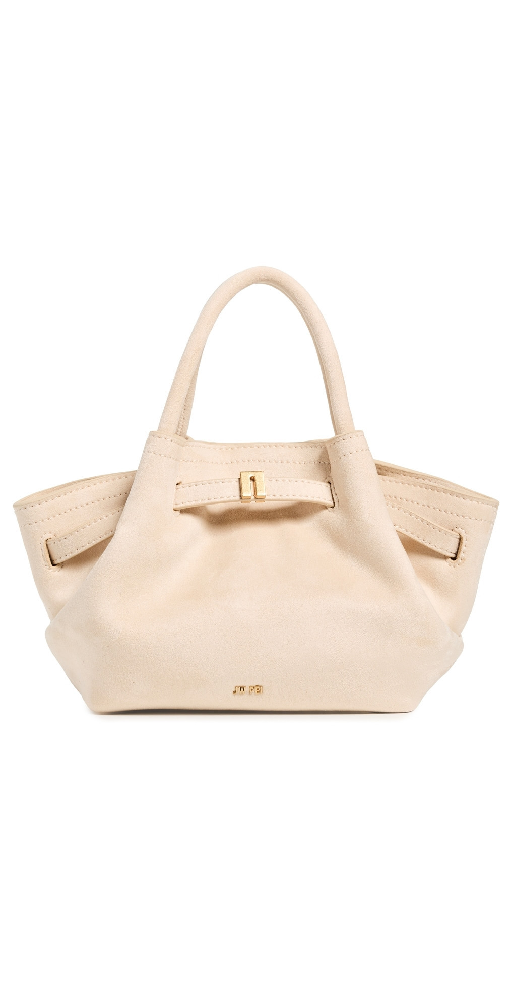 JW PEI Hana Faux Suede Mini Tote Bag Off White One Size | Shopbop