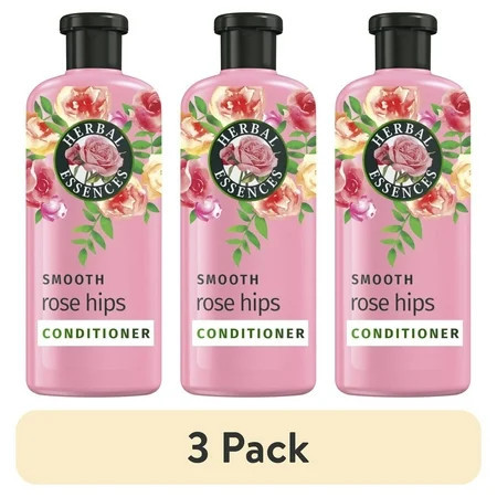 (3 pack) Herbal Essences Rose Hips Smooth Conditioner Nourishing for Fine and All Hair Types 13.5 fl oz | Walmart (US)