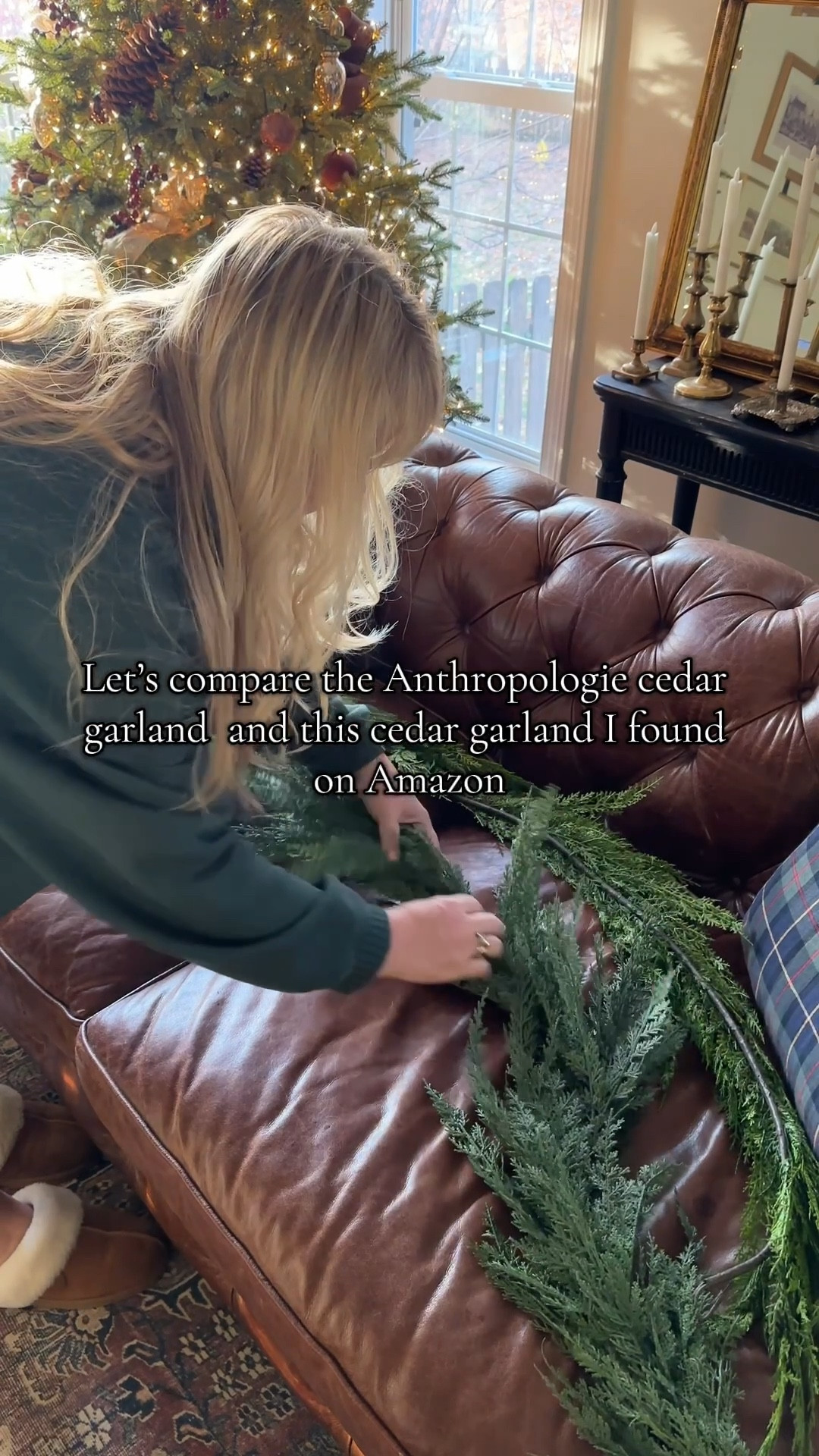 Let’s compare these two cedar garlands! One is from Anthropologie and the other from Amazon. What one do you prefer?

#LTKHoliday #LTKFindsUnder50 #LTKHome