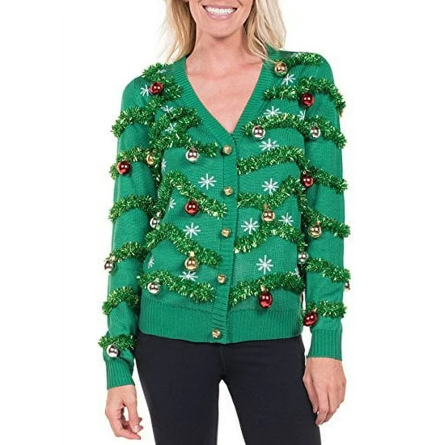 Women's Tipsy Elves Ugly Christmas Sweaters | Walmart (US)