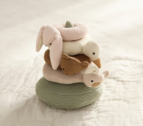 Natural Baby Critter Stacker | Pottery Barn Kids