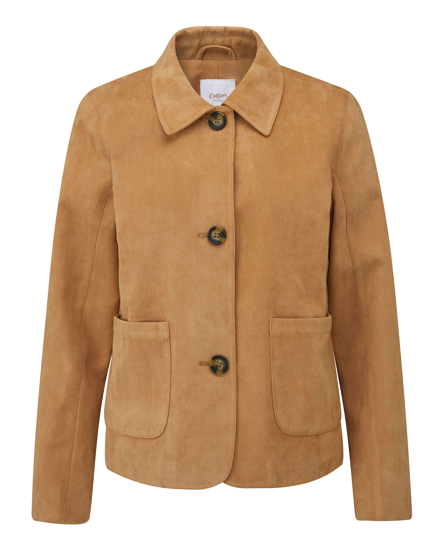 Mock Suede Jacket | Cotton Traders (UK)