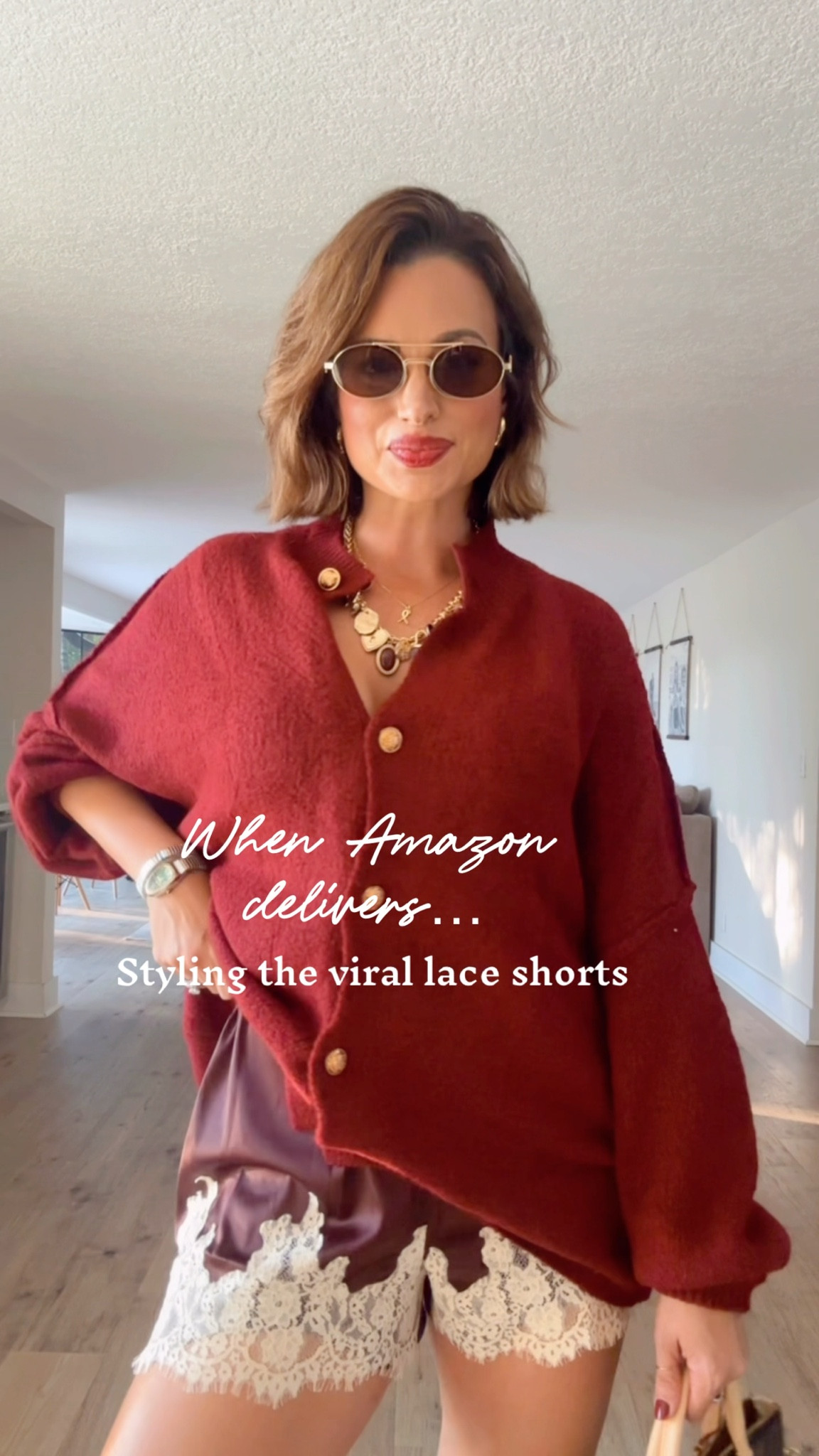 Amazon outfit inspo 🍂✨
Viral lace shorts + the coziest fall cardigan 🤌
Thanksgiving outfit idea you’ll love!

#amazonfinds #falloutfits #holidaystyle #amazonfashion

#LTKHoliday #LTKStyleTip #LTKootd