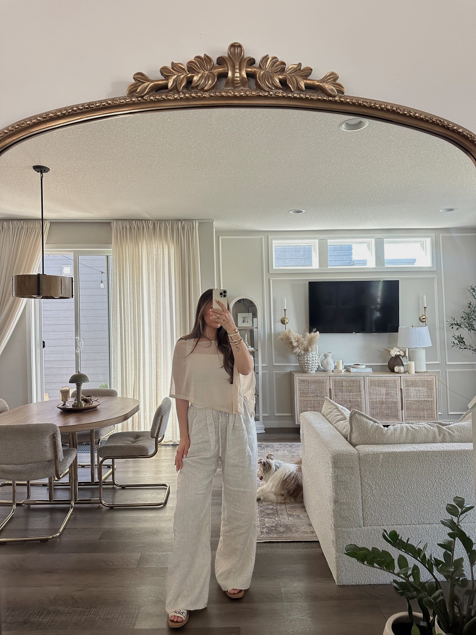 Summer outfit of the day-
Perfect for resort wear

Pants - large (they’re too big so I should’ve sized down)
Shawl- m/l 
White top- medium

#LTKmomlife #LTKTravel #LTKootd