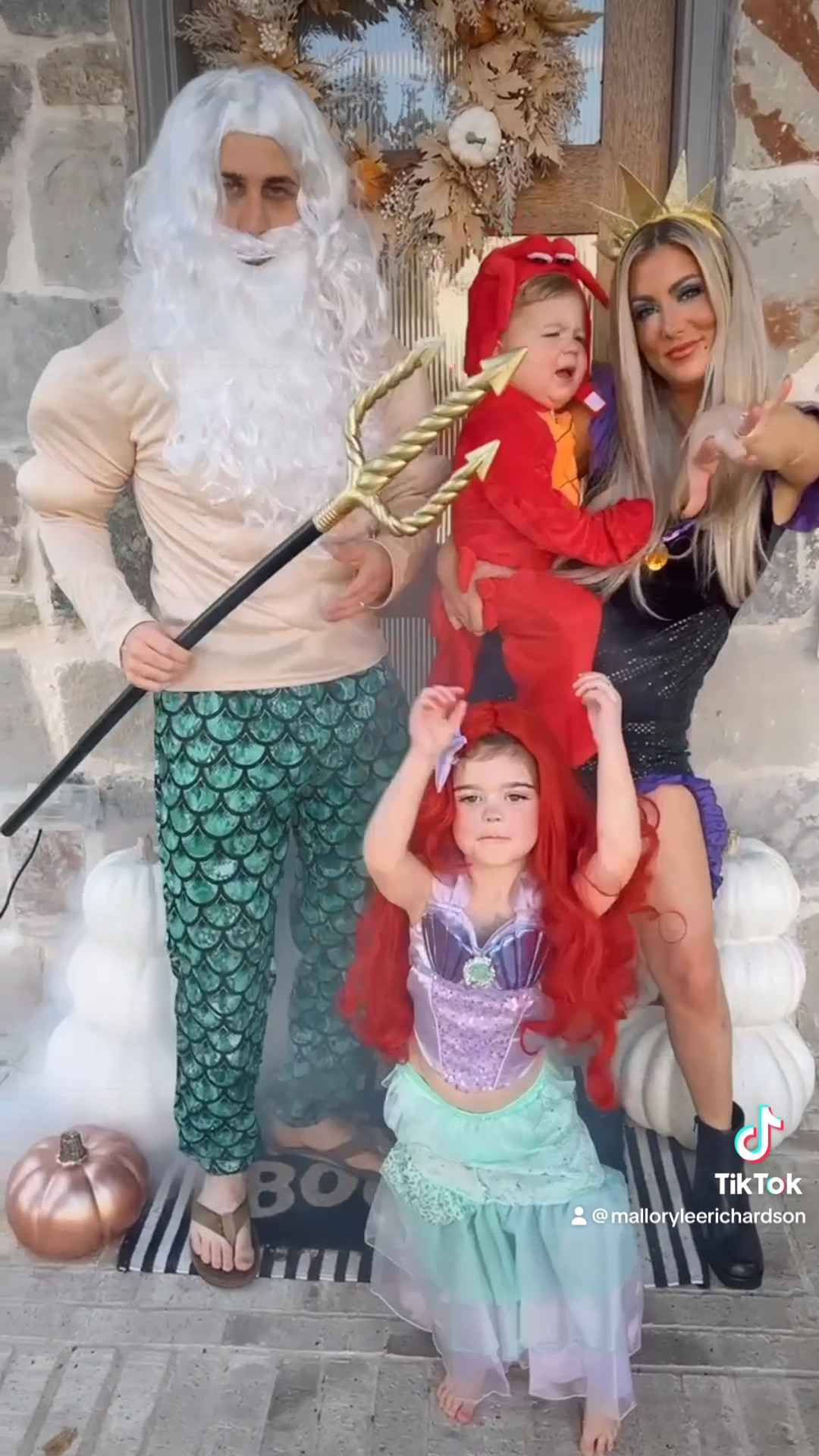 Family Halloween costume, Halloween costume, little mermaid costumes, family costume, family of 4, kids Halloween costume, Ursula costume, Ariel costume, Sebastian costume, flounder costume, king Triton costume, Halloween party 

#LTKkids #LTKfamily #LTKparties