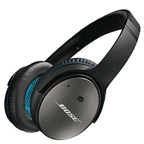 Bose QuietComfort 25 Acoustic Noise Cancelling Headphones for Apple Devices, Black | Amazon (US)