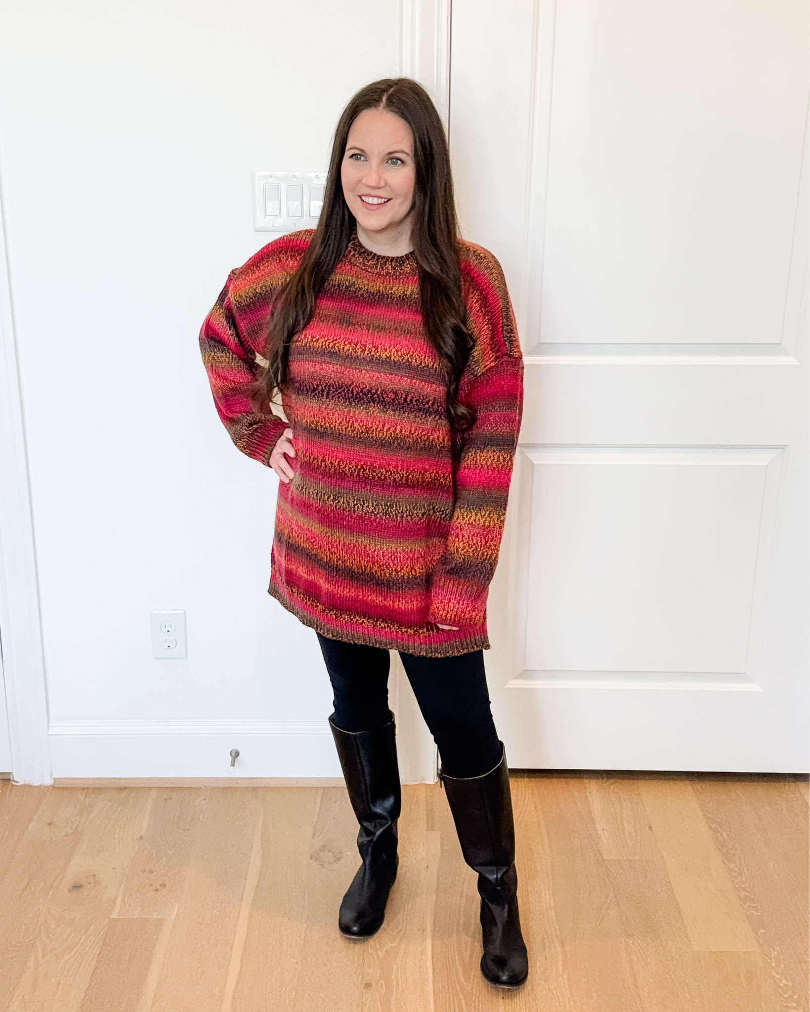 Cozy Bump Style for Fall + Winter

This is such a classic bump-friendly look for the colder months. The oversized striped sweater gives that relaxed, cozy feel, and the black over the belly pregnancy leggings keep everything smooth and supportive. Finished with chic black boots for an easy winter street style moment.
Such a good go-to if you’re building maternity outfits for your fall outfit and winter outfit lineup. Adding it to my seasonal lookbooks ASAP!


#LTKBump #LTKPetite #LTKSeasonal