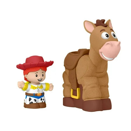 Fisher-Price Little People Disney Pixar Toy Story Bobbin’ Bullseye & Jessie, Toddler Figure Set | Walmart (US)