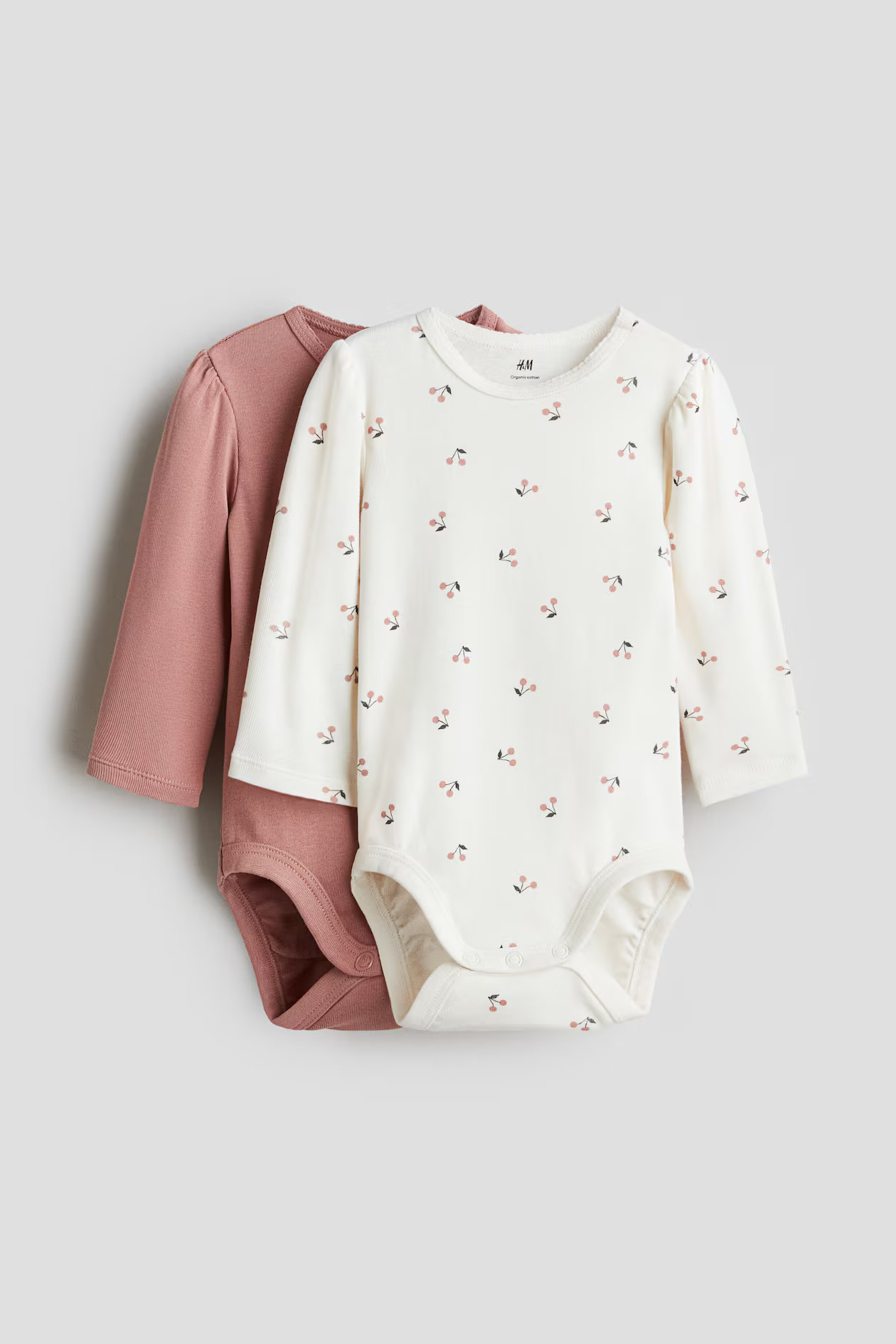 2-pack Long-sleeved Bodysuits | H&M (US + CA)