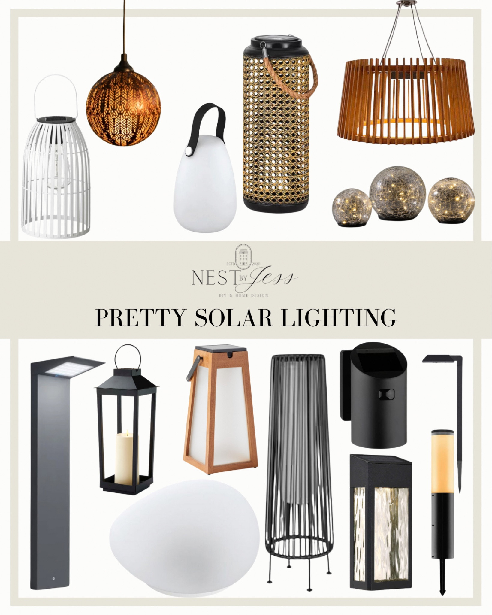 Outdoor Solar Lighting 💡

While solar lights are a great, eco friendly way to light up your yard, they can sometimes be a bit… ugly 🙈 It was a challenge, but I rounded up the cutest ones in today’s post! 

Harness the power of the sun to illuminate your evening outdoor soirées with solar landscape lighting. 

From lanterns to spotlights, there’s a garden light for every corner of your backyard. 

#LTKswim #LTKSeasonal #LTKhome