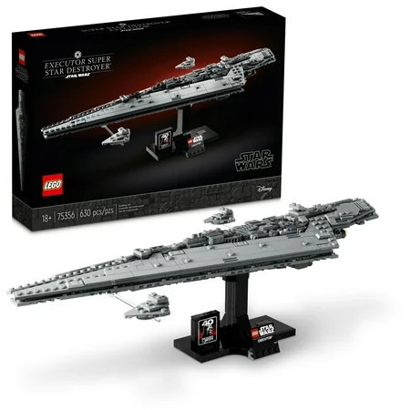 LEGO Star Wars Executor Super Star Destroyer Building Set for Adults - Darth Vader Collectible Model Kit, Ages 18+ - Gift for Christmas - 75356 | Walmart (US)