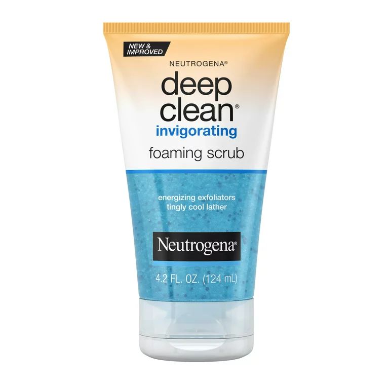 Neutrogena Deep Clean Glycerin Face Scrub, 4.2 fl oz - Walmart.com | Walmart (US)