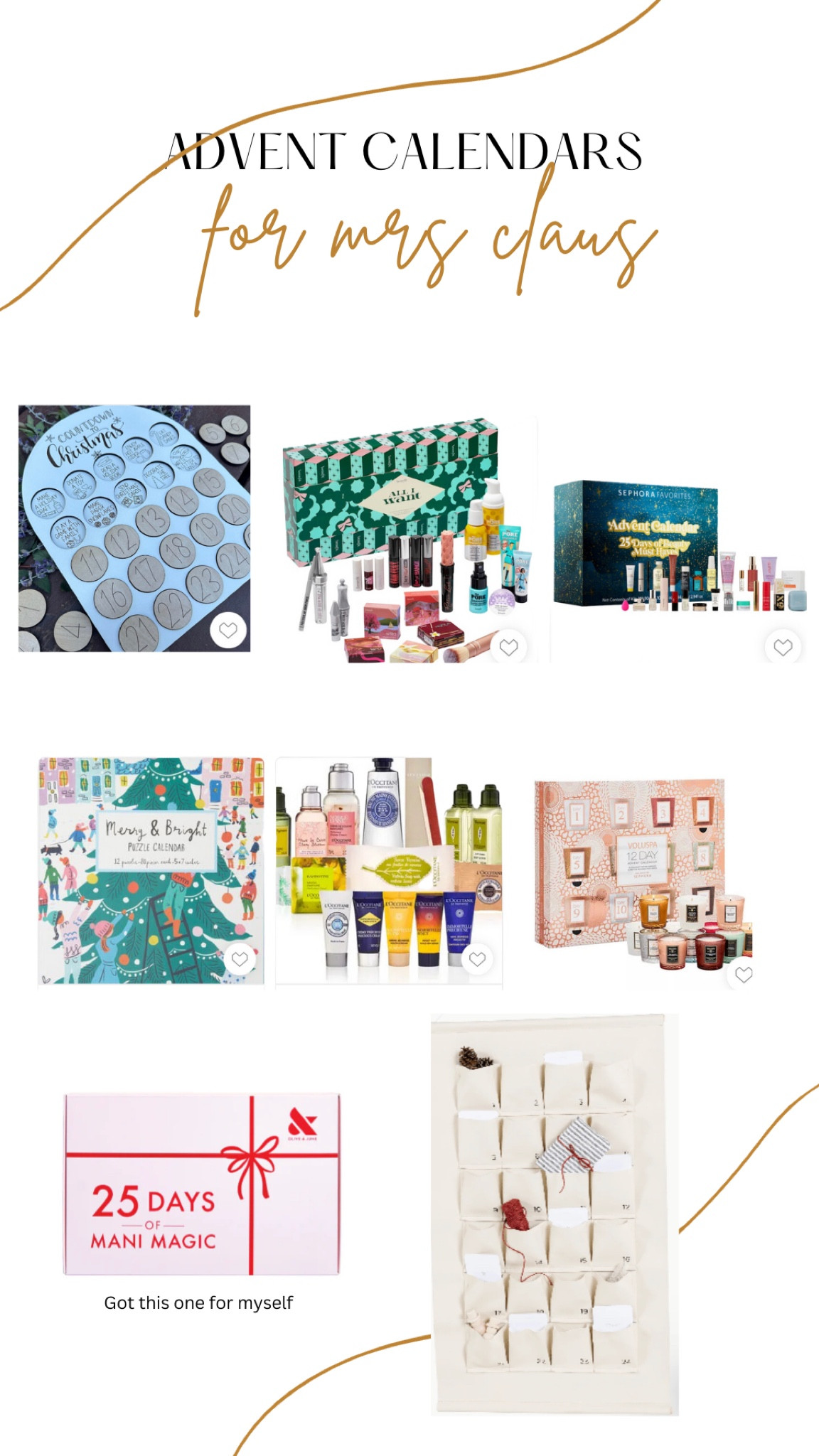 Advent calendars for her 

#LTKSeasonal #LTKHolidaySale #LTKGiftGuide