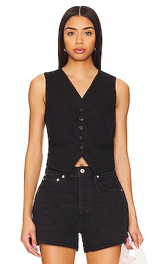 Citizens of Humanity Sierra Vest in Black from Revolve.com | Revolve Clothing (Global)