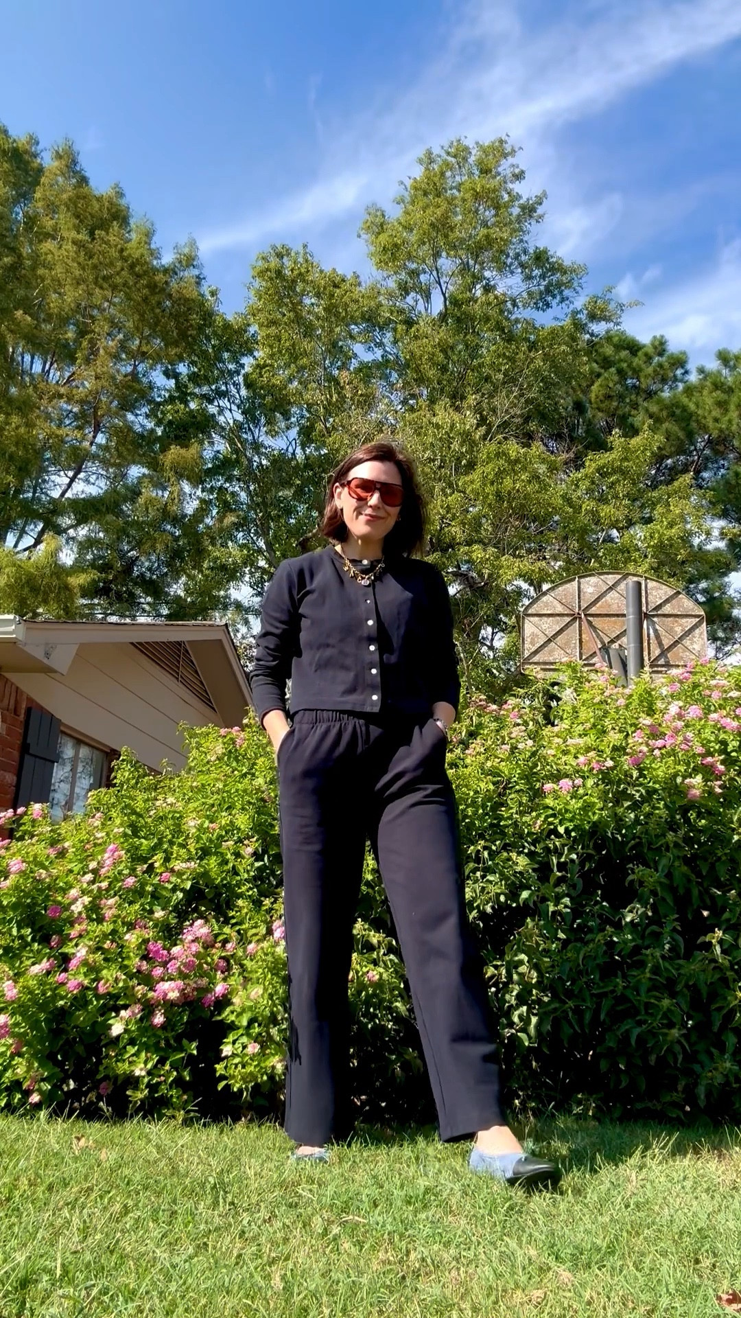 Don’t tempt me with a good cardigan set. This is polished & elevated. I’m ready for the park or a redeye flight. Paired with New Balances to the park and flats later. I took a medium in both (I’m a size 6 petite in pants.) 

#LTKStyleTip #LTKTravel