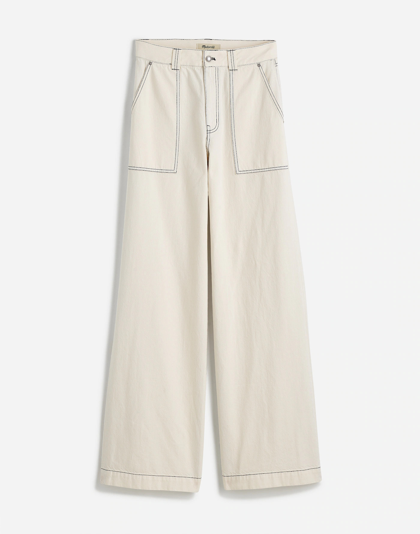 Superwide-Leg Utility Jeans in Vintage Canvas | Madewell | Madewell