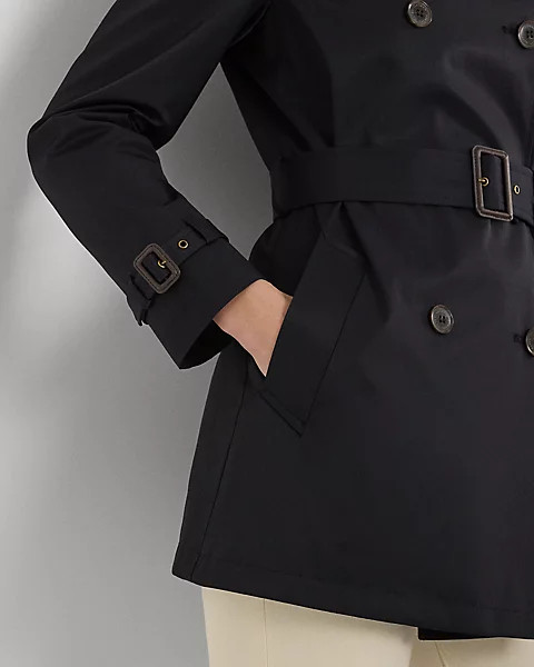 Belted Cotton-Blend Trench Coat | Ralph Lauren (UK)