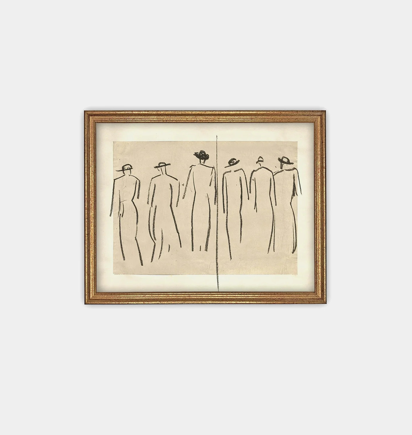 Abstract Figures Framed Print | Amber Interiors