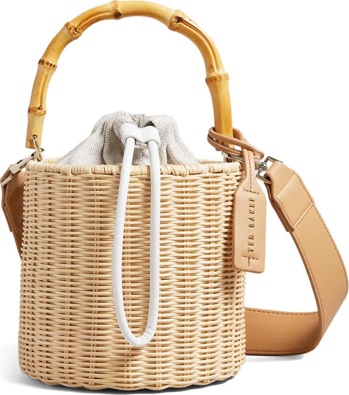 Jayriri Basket Weave Bucket Bag | Nordstrom