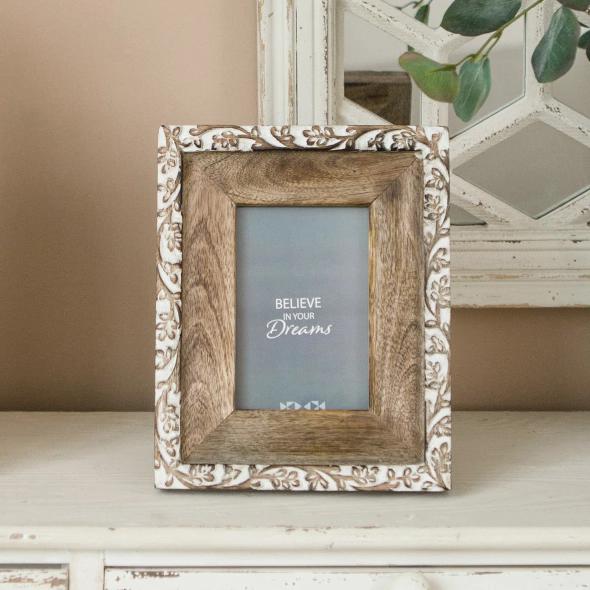 Ophelia & Co. Anderson Engraved Floral Wood Picture Frame & Reviews | Wayfair | Wayfair North America