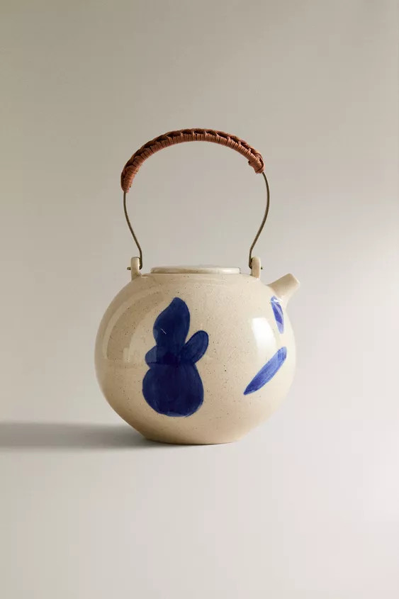 CERAMIC TEAPOT WITH PAINTED MOTIFS | Zara UK