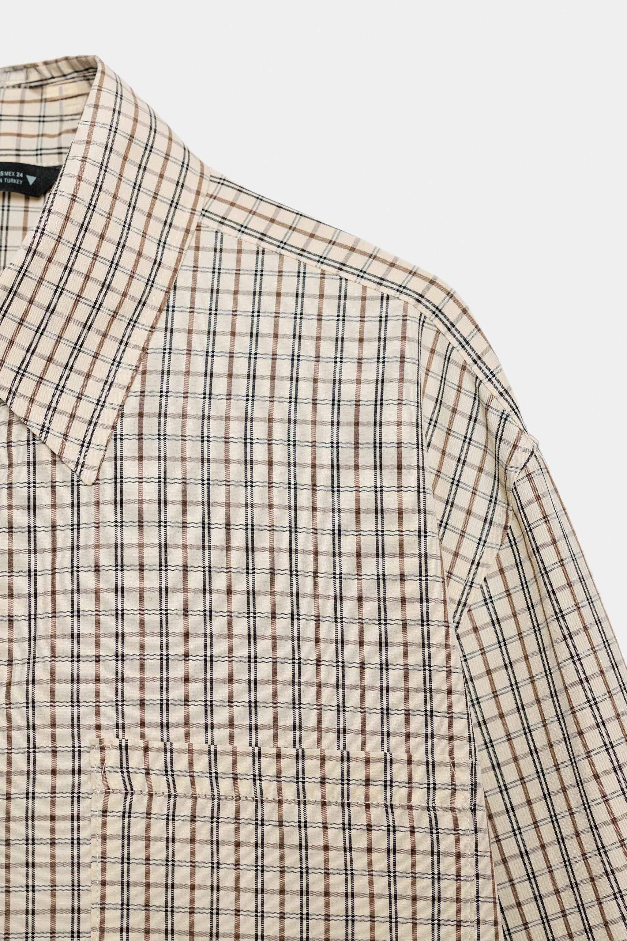 REGULAR FIT PLAID SHIRT | Zara US