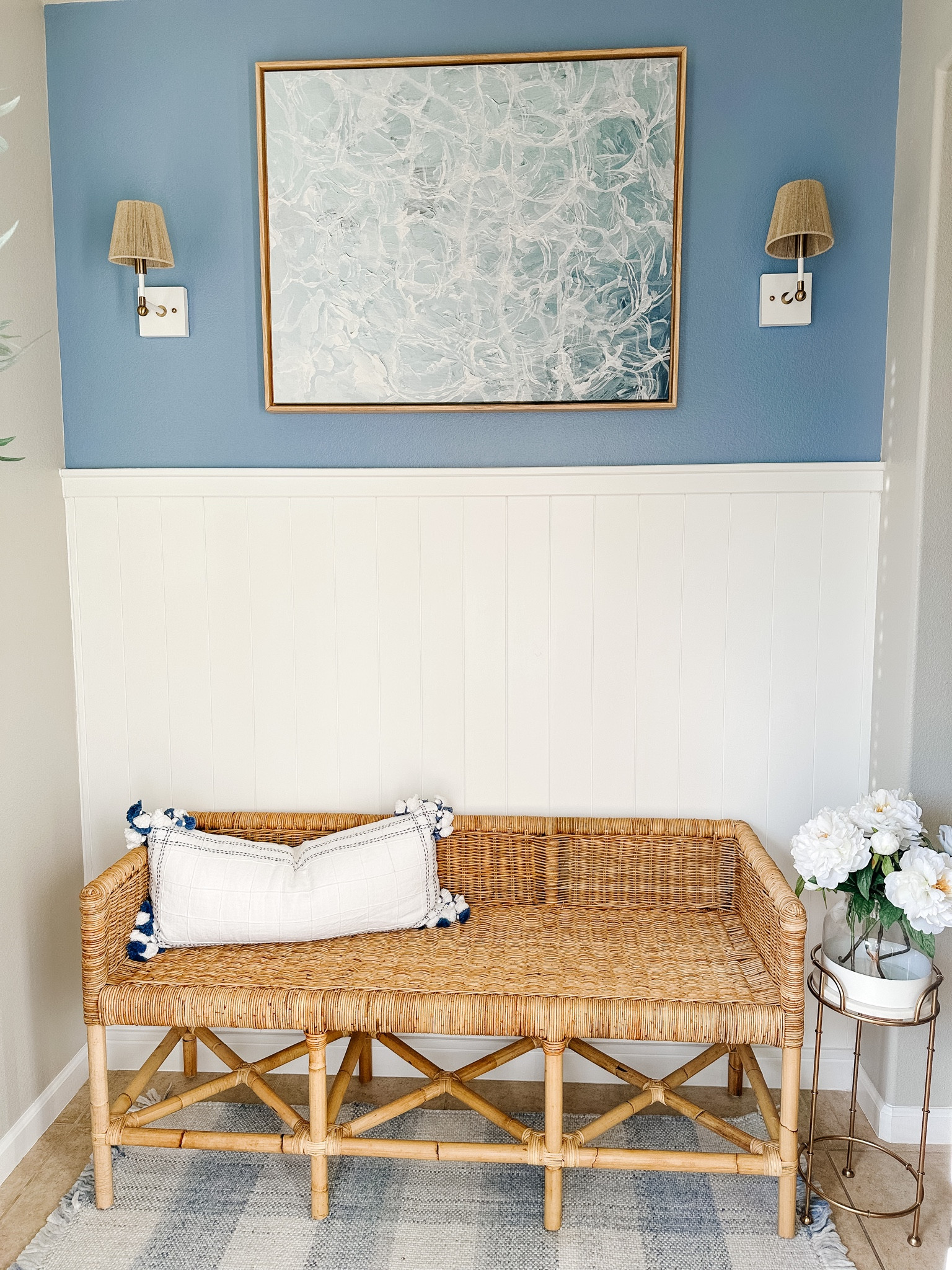 Sconces are up and the entryway is officially done! Love seeing an idea come to life and it turned out exactly how I was hoping it would! 

#LTKFind #LTKhome #LTKSale